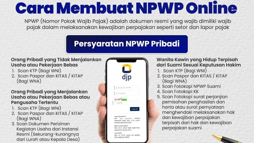 Panduan Membuat NPWP Online